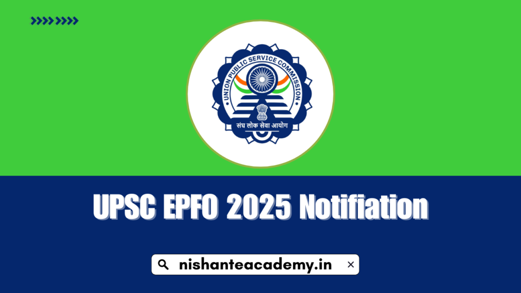 UPSC EPFO Notification