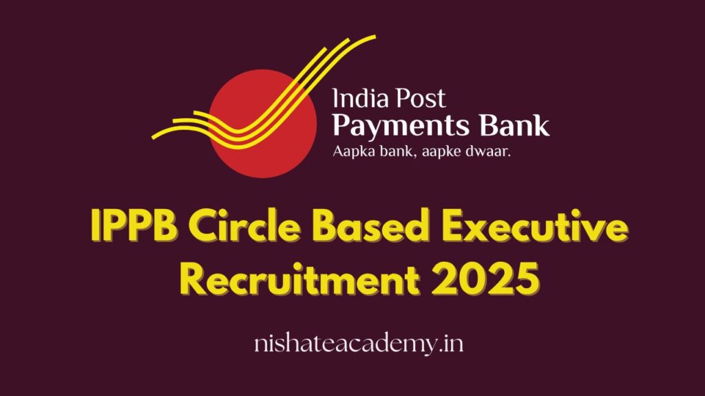 IPPB Circle Based Executive Recruitment 2025