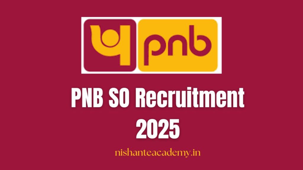 PNB SO Recruitment 2025