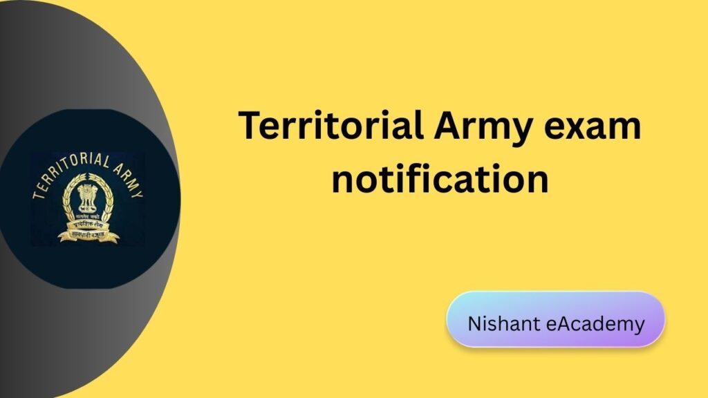 Territorial Army exam notification