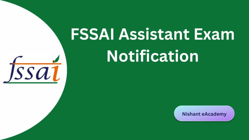 fssai assistant job profile and salary